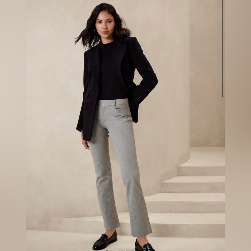 Banana republic gray Sloan slim pant - petite